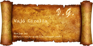 Vajó Gizella névjegykártya